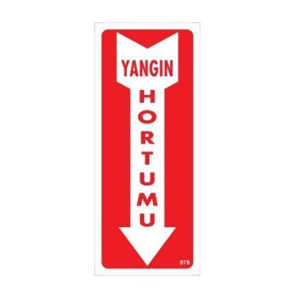Yangın Hortumu Uyarı Levhası