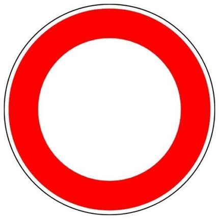 Taşıt Trafiğine Kapalı Yol Levhası TT-5