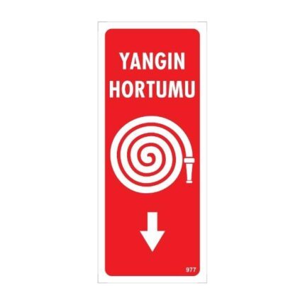 Yangın Hortumu Yön Uyarı Levhası