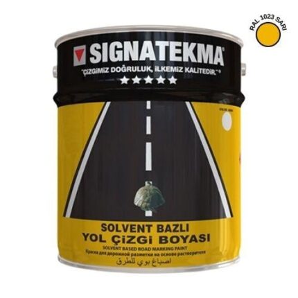 Signawall Sarı Bordür Kolon Boyası