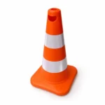 Ekonomik PVC Trafik Konisi 50cm