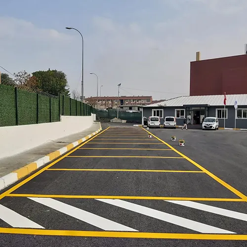 Fabrika ve Fabrika Otopark Çizgisi - Zemin Çizgisi