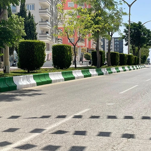 Kaldırım Bordür Boya Uygulaması