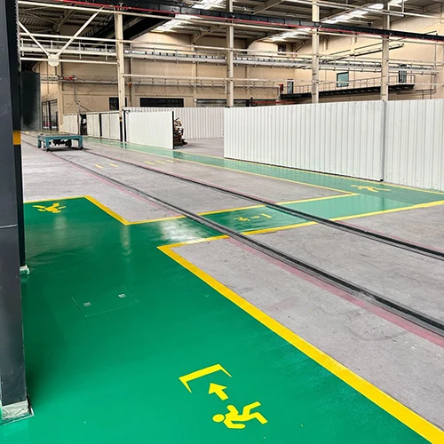 Konya Fabrika ve Fabrika Otopark Çizgisi - Zemin Çizgisi