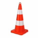 PVC Trafik Konisi Çift Reflektifli - 90 cm