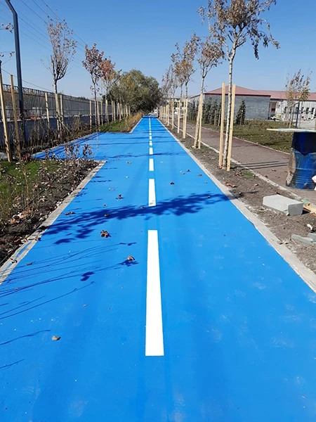 Yürüyüş Yolu Çizgi Ve Boya Uygulaması