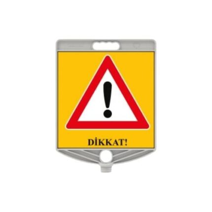 Dikkat Levhası Kare Plastik Levha Uyarı Levhası