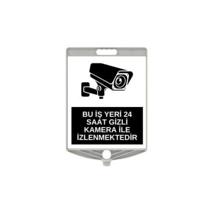 Kamera Uyarı Levhası
