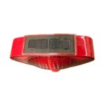 Kırmızı Üçgen Güneş Enerjili Solar Flaşör Lamba