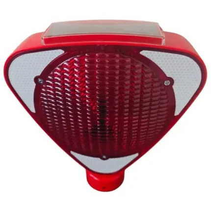 kırmızı üçgen solar flaşör lamba evelüx 11813 FL K