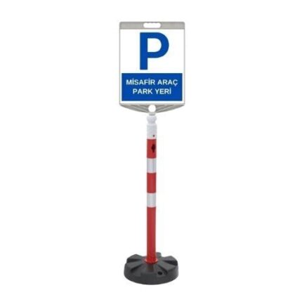 Misafir Araç Park Yeri Levhalı 100 cm Duba