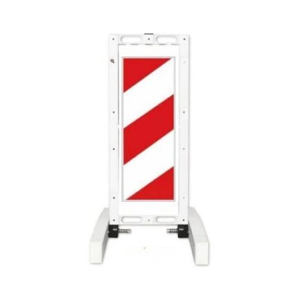 Sola Yönlendirme Katlanır Uyarı Levhalı Yol Bariyeri 42x110 cm