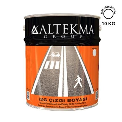 Beyaz Fabrika Yol Çizgi Boyası 10 kg