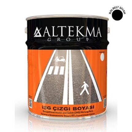 Siyah Fabrika Yol Çizgi Boyası 5 Kg