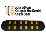 10 Metre Kauçuk Hız Kesici Kasis Seti 50x50 cm