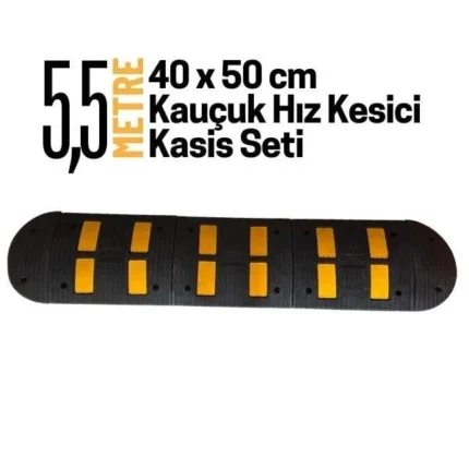 5,5 Metre Kauçuk Hız Kesici Kasis Seti 40x50 cm
