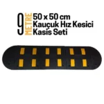 9 Metre Kauçuk Hız Kesici Kasis Seti 50x50 cm