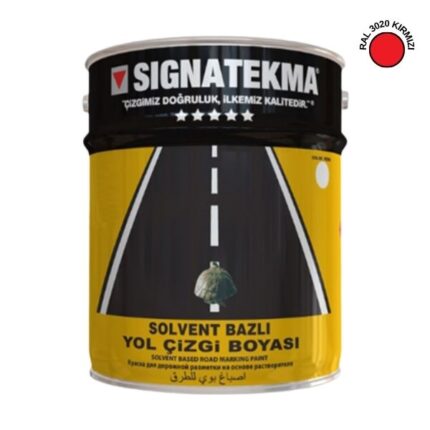 Kırmızı Yol Çizgi Boyası 25 Kg