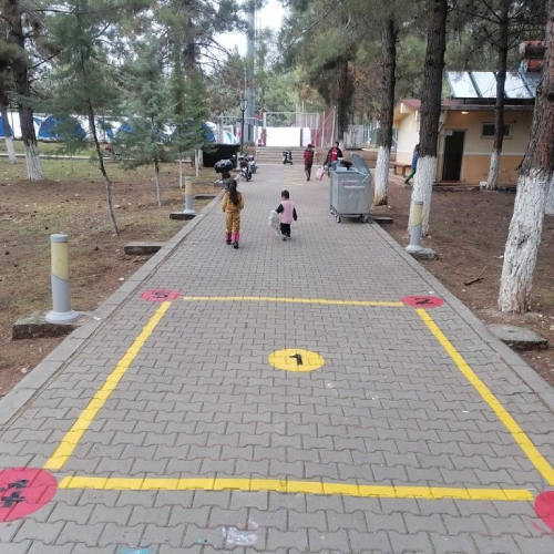 Okul Bahçesi ve Oyun Alanları Çizgi Uygulamaları