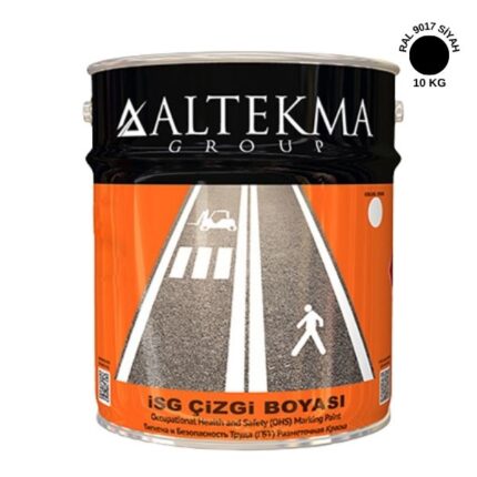 Siyah Fabrika Yol Çizgi Boyası 10 Kg
