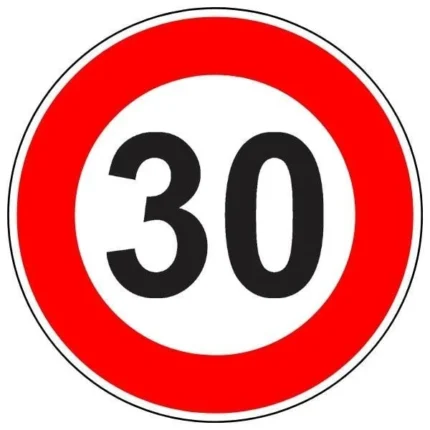 Azami Hız Sınırlaması 30 km Levhası TT-29