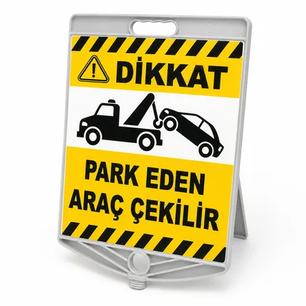 Dikkat Park Eden AraçÇekilir Levhası