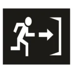 Acil Çıkış Boyama Şablonu