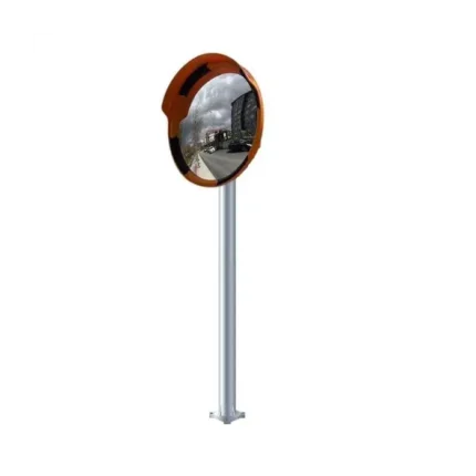 İkili 60 cm Güvenlik Aynası - 3 Metre Galvanizli Direk Set
