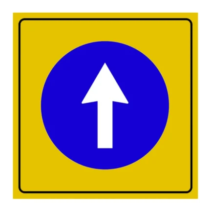 İleri Mecburi Yön Nedir İleri Mecburi Yön Levhası İşareti Yol Bakım Onarım TT-35c