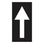 Ok İşareti Boyama Şablonu