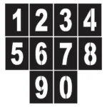 Rakam Boyama Şablonu