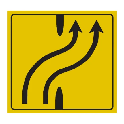 Yol Levhaları Sağa Şerit Aktarım Levhası Şerit Düzenleme Tabelası İşareti YB-7d