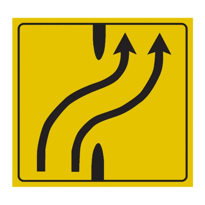 Yol Levhaları Sağa Şerit Aktarım Levhası Şerit Düzenleme Tabelası İşareti YB-7d