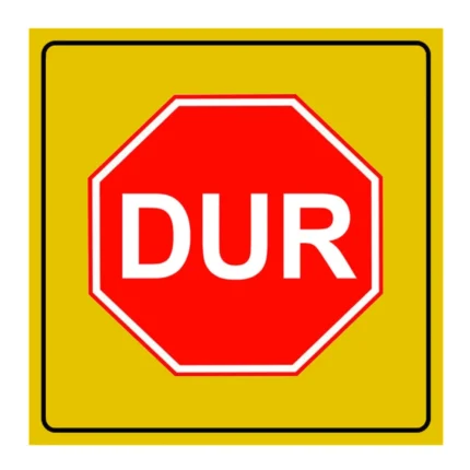 Dur Levhası Nedir İşareti Yol Bakım Onarım Trafik Tabelası Fiyatı YB-18