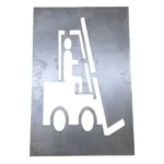 forklif yolu boyama şablonu forklif figürü zemin işaretleme şablonu