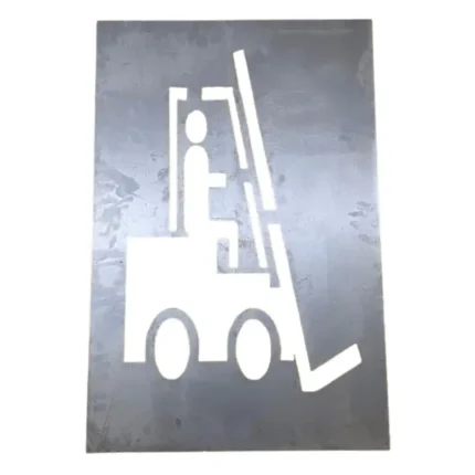 forklif yolu boyama şablonu forklif figürü zemin işaretleme şablonu