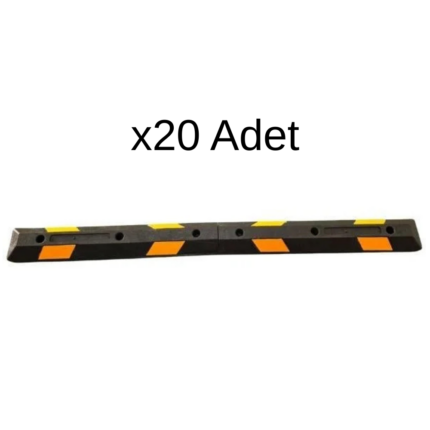 183 cm Kauçuk Araç Stoperi 20'li Set