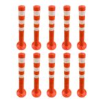 75 cm Ekonomik Turuncu Esnek Delinatör 10'lu Set