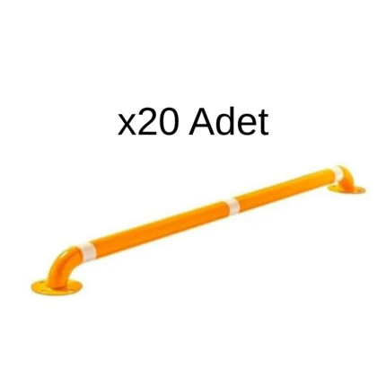 Demir Otopark Bariyeri 180×60 cm 20'li Set