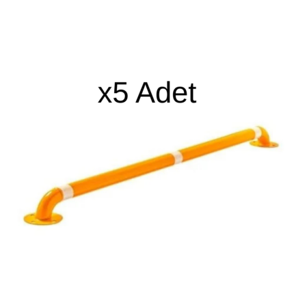 Demir Otopark Bariyeri 180×60 cm 5'li Set