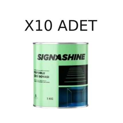 Fosforlu Yol Çizgi Boyası – 10 Lu paket