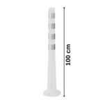 100cm Beyaz Ekonomik Delinatör Duba