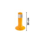 30cm Sarı Ekonomik Delinatör, Plastik Duba