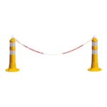 45cm - Sarı Ekonomik Delinatör, Plastik Duba