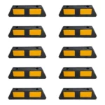 50 cm kauçuk otopark araç stoperi 10lu set