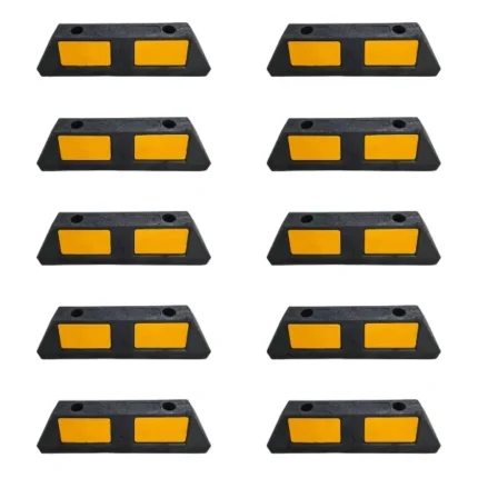 50 cm kauçuk otopark araç stoperi 10lu set