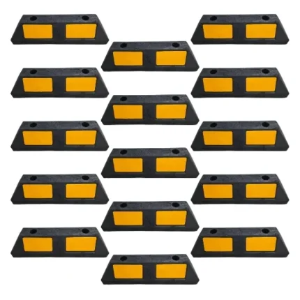 50 cm kauçuk otopark araç stoperi 15li set