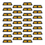 50 cm kauçuk otopark araç stoperi 30lu set