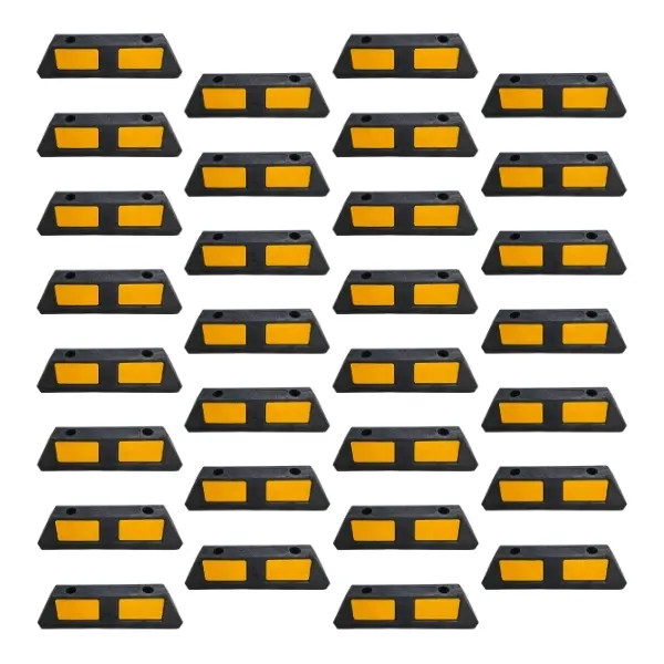 50 cm kauçuk otopark araç stoperi 30lu set 50 cm kauçuk otopark araç stoperi 30lu set