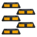 50 cm kauçuk otopark araç stoperi 5li set